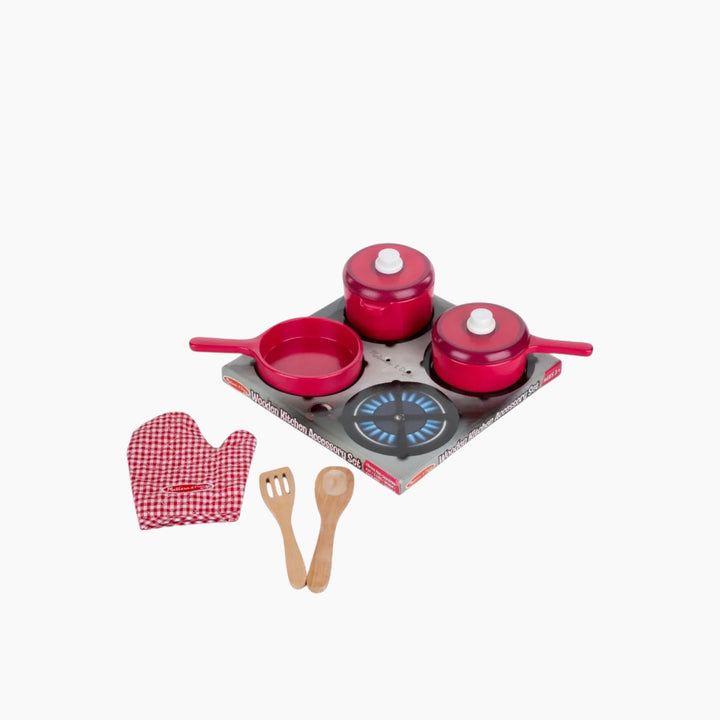 Melissa &amp; Doug Wooden Kitchen Accessory Play Set