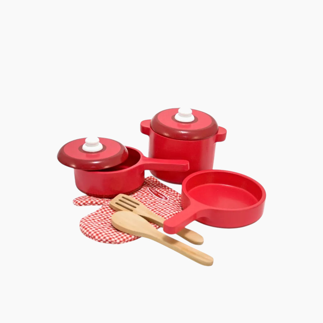 Melissa &amp; Doug Wooden Kitchen Accessory Play Set