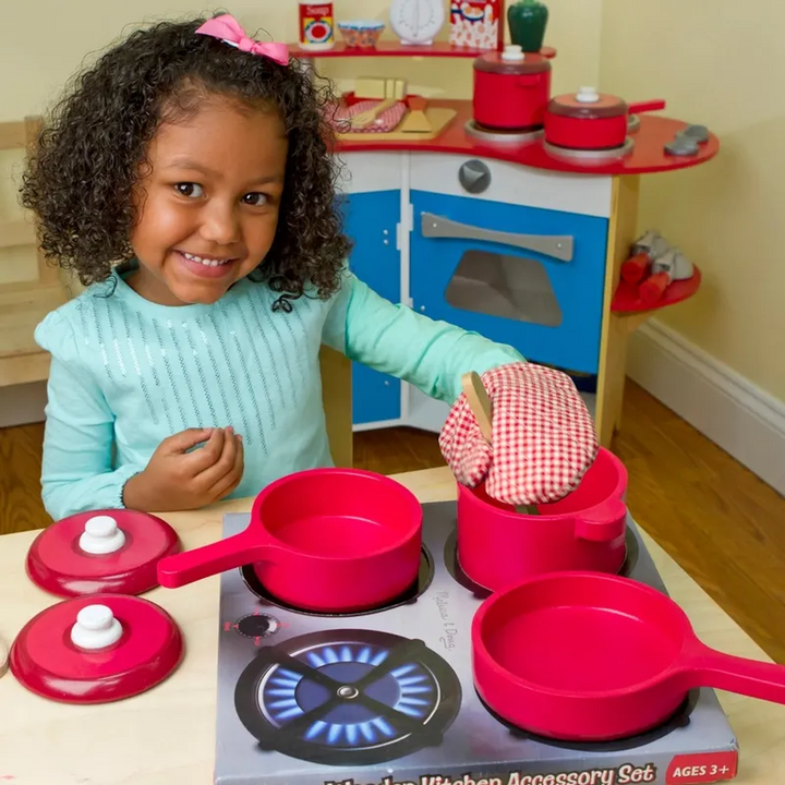 Melissa &amp; Doug Wooden Kitchen Accessory Play Set