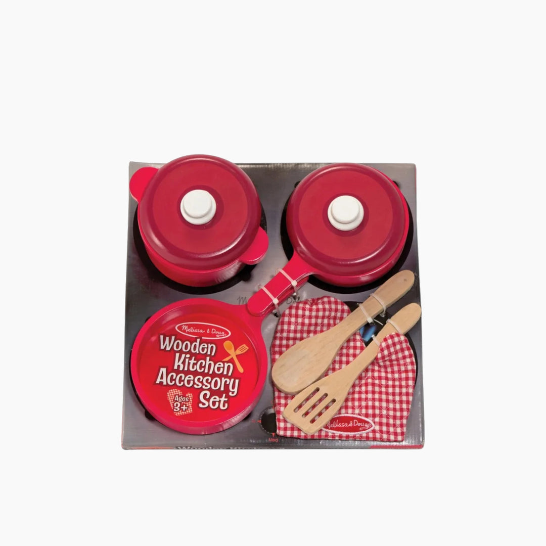 Melissa &amp; Doug Wooden Kitchen Accessory Play Set
