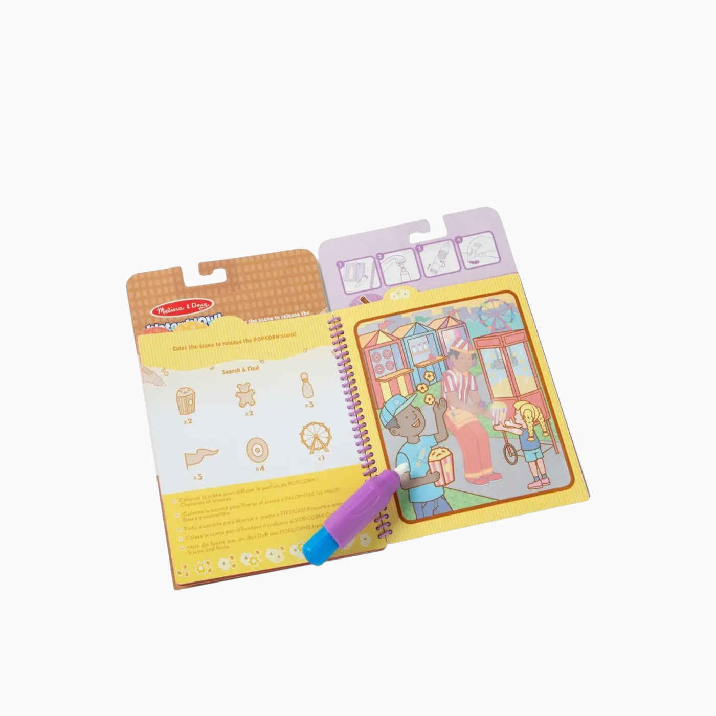 Melissa & Doug Water Wow! Treat Scented Pad with refillable water pen
