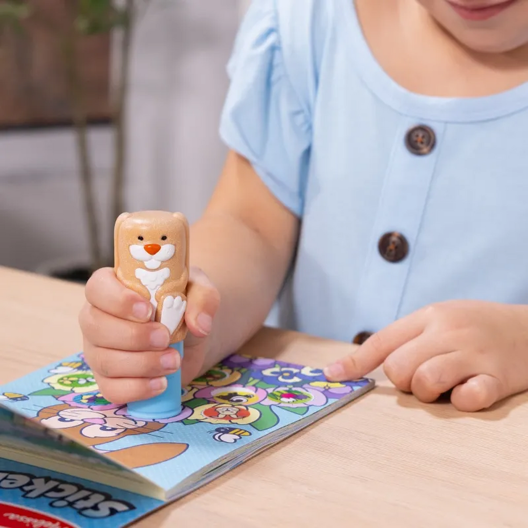 Melissa &amp; Doug Bunny Sticker Wow! Activity Pad with sticker stamper