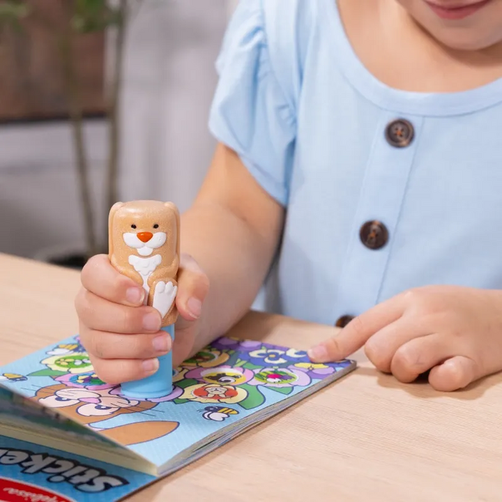 Melissa &amp; Doug Bunny Sticker Wow! Activity Pad with sticker stamper