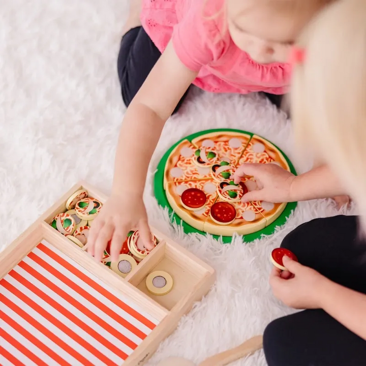 Melissa &amp; Doug Wooden Pizza Party Play Set