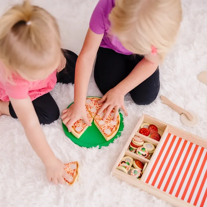 Melissa &amp; Doug Wooden Pizza Party Play Set