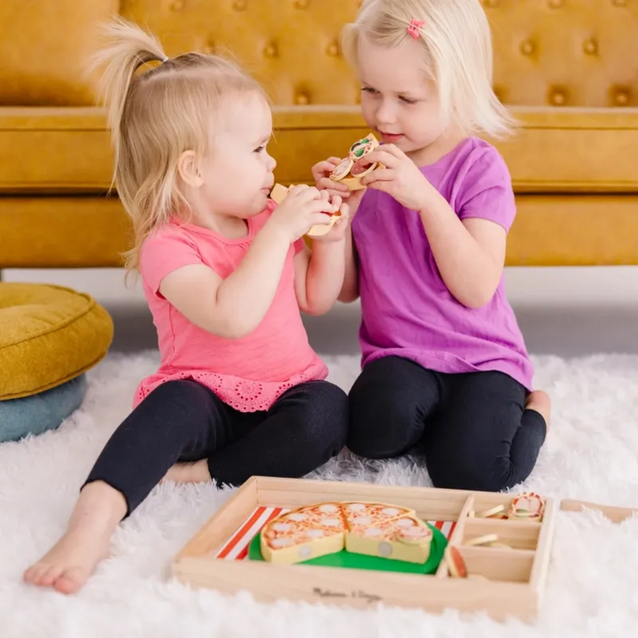 Melissa &amp; Doug Wooden Pizza Party Play Set