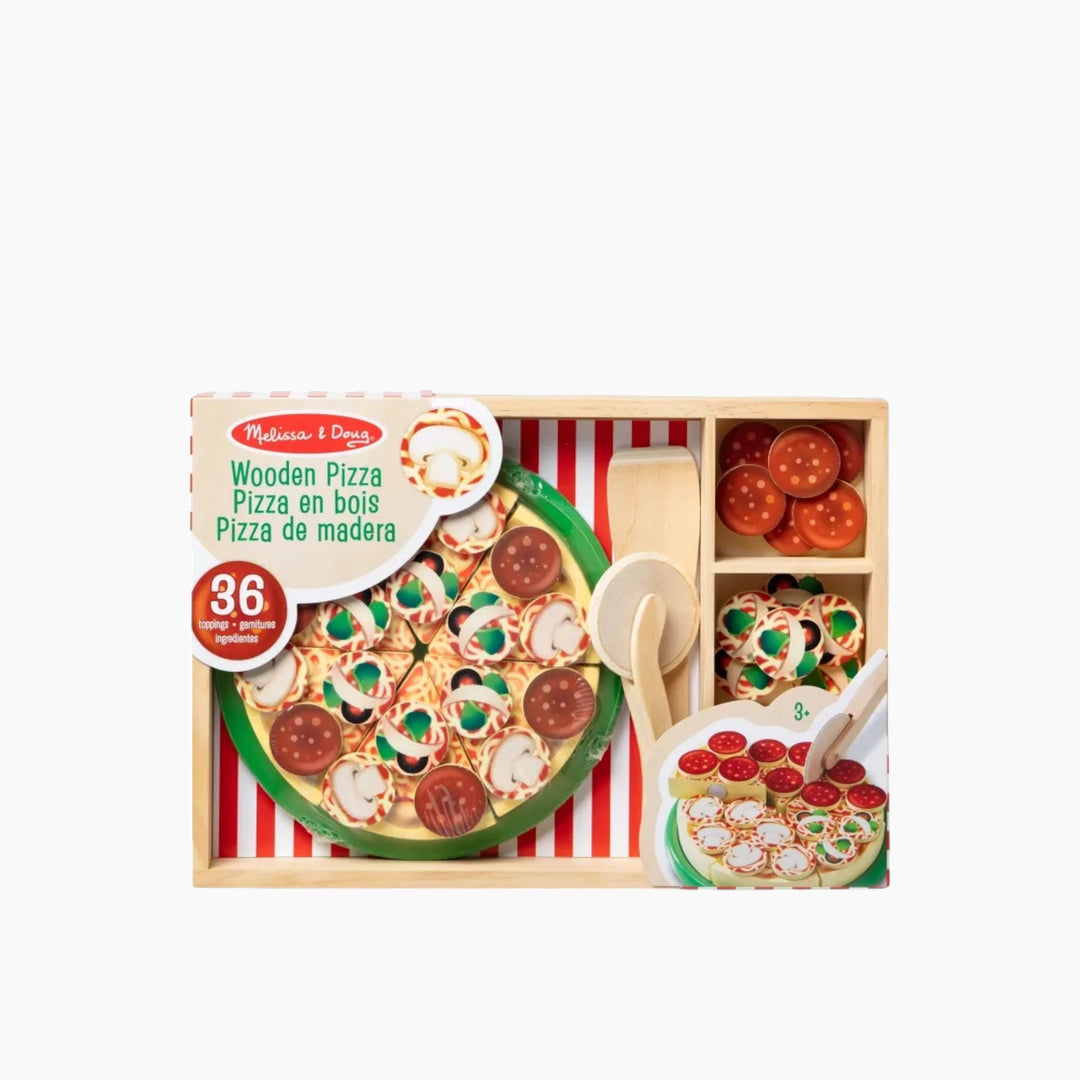 Melissa &amp; Doug Wooden Pizza Party Play Set
