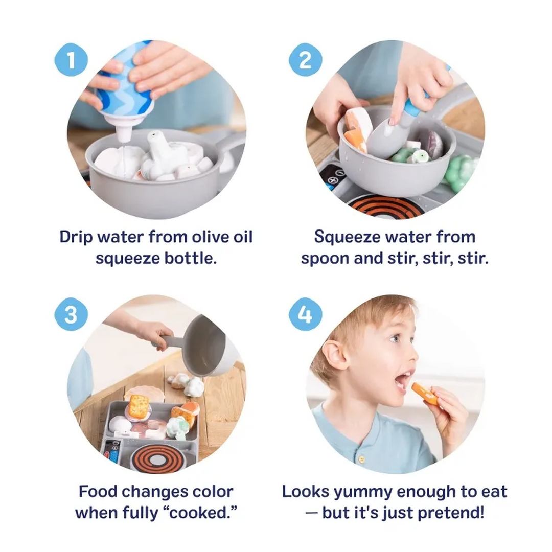 Melissa &amp; Doug Water Wow! Simmer &amp; Stir Stove Top Play Set