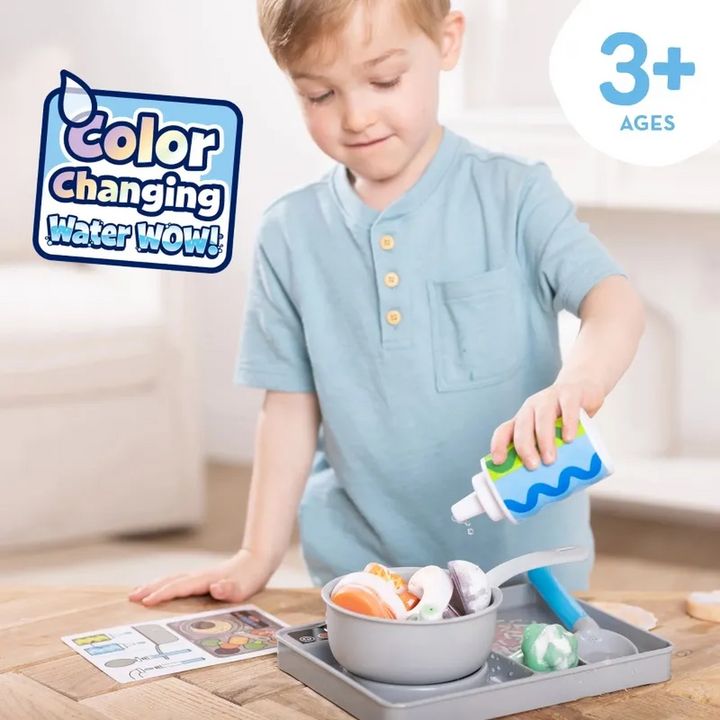 Melissa &amp; Doug Water Wow! Simmer &amp; Stir Stove Top Play Set
