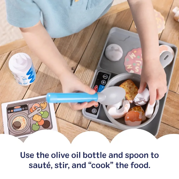 Melissa &amp; Doug Water Wow! Simmer &amp; Stir Stove Top Play Set