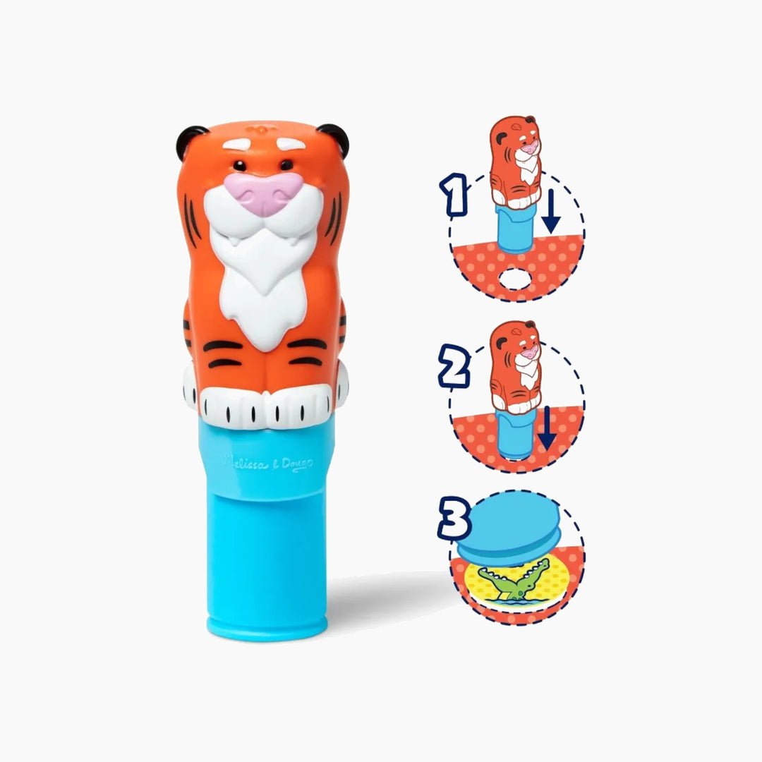 Melissa &amp; Doug Sticker Wow! Activity Pad &amp; Sticker Stamper- Tiger