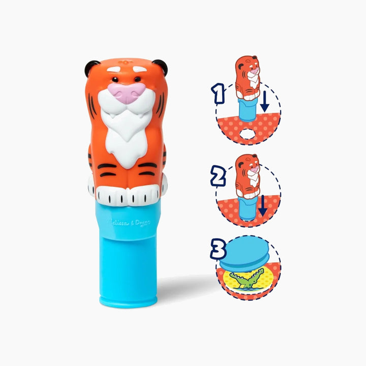 Melissa &amp; Doug Sticker Wow! Activity Pad &amp; Sticker Stamper- Tiger