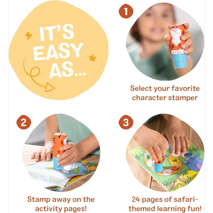 Melissa &amp; Doug Sticker Wow! Activity Pad &amp; Sticker Stamper- Tiger