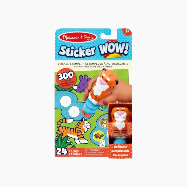 Melissa &amp; Doug Sticker Wow! Activity Pad &amp; Sticker Stamper- Tiger