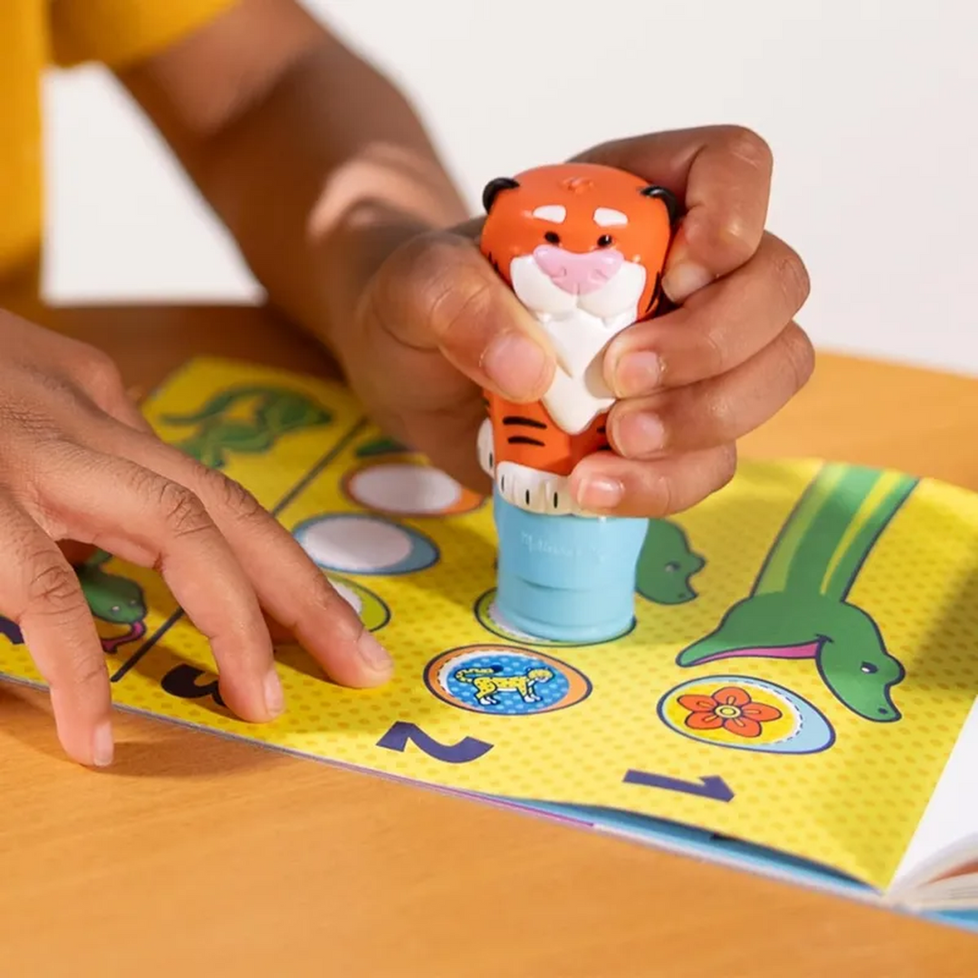 Melissa &amp; Doug Sticker Wow! Activity Pad &amp; Sticker Stamper- Tiger