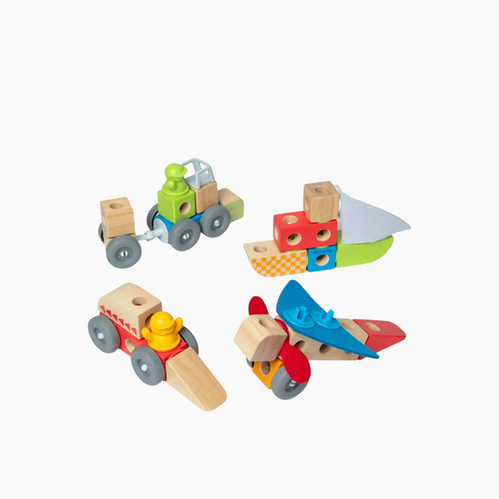 Melissa &amp; Doug Blockables Vehicles Play Set- 54 Pcs