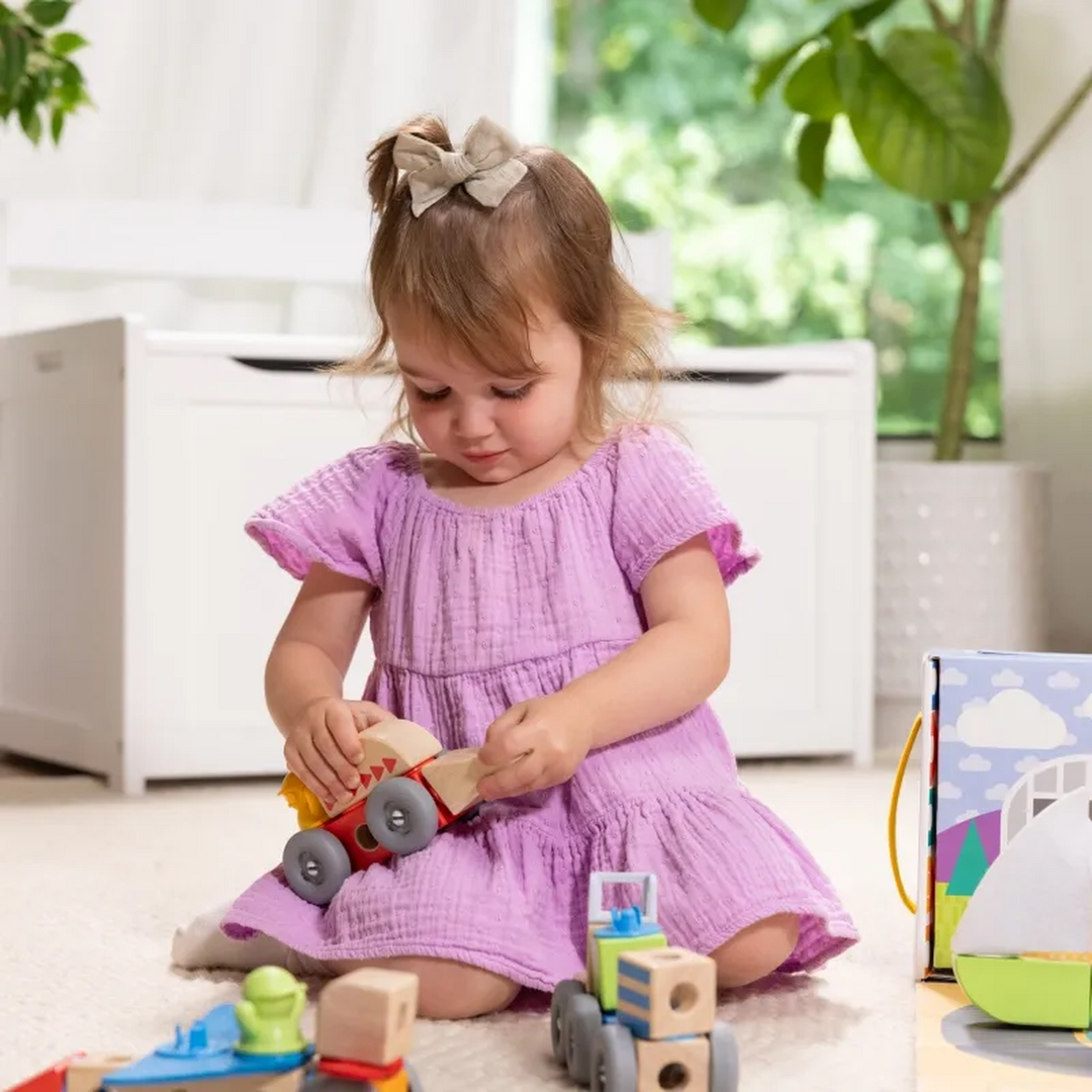 Melissa &amp; Doug Blockables Vehicles Play Set- 54 Pcs