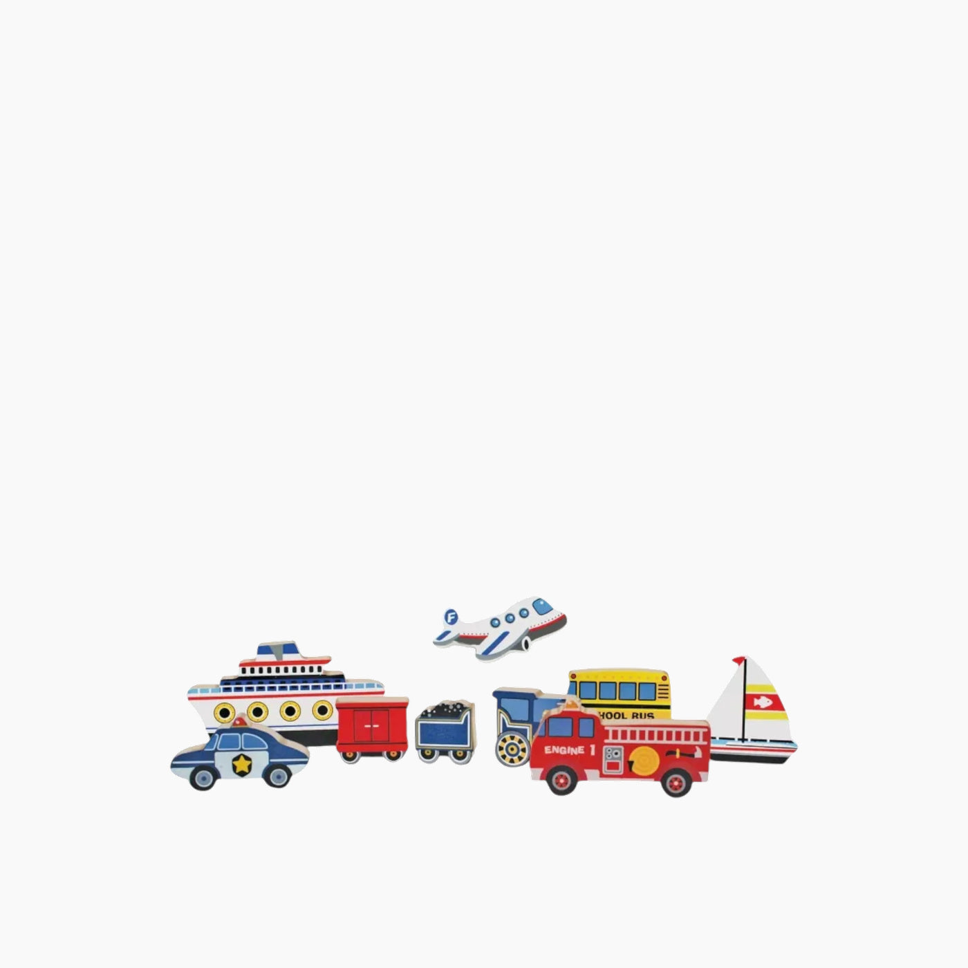 Melissa & Doug wooden chunky vehicle puzzle