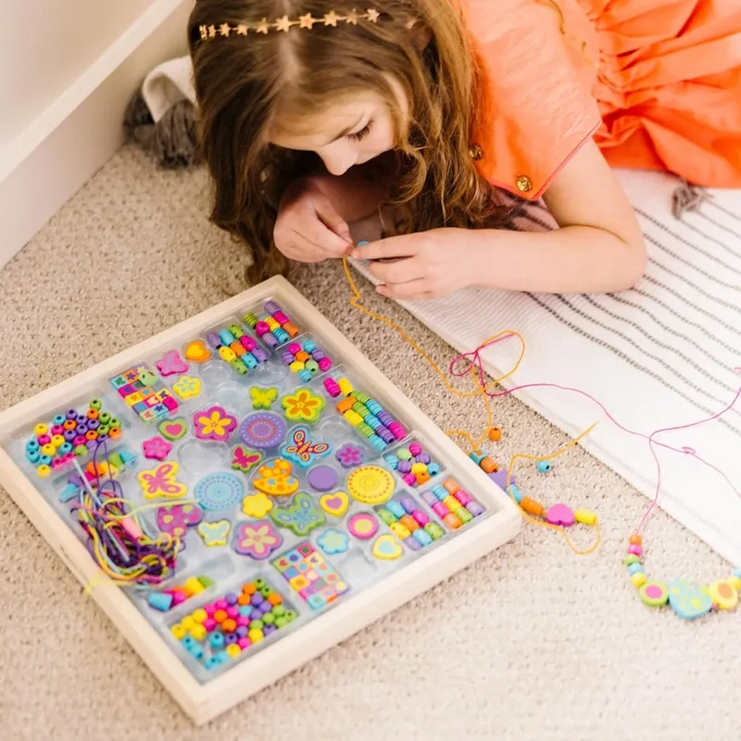 Melissa &amp; Doug Created by Me! Bead Bouquet Wooden Bead Kit