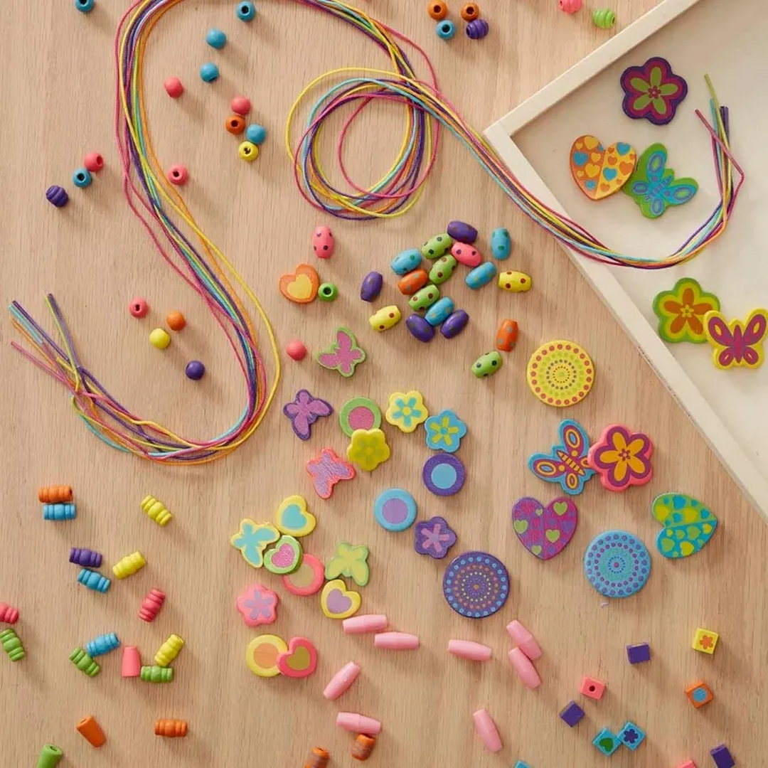 Melissa &amp; Doug Created by Me! Bead Bouquet Wooden Bead Kit