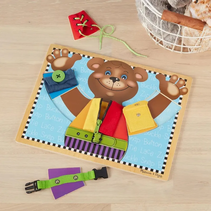 Melissa &amp; Doug Basic Skills Board wooden puzzle