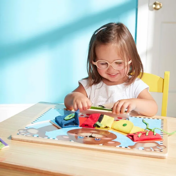 Melissa &amp; Doug Basic Skills Board wooden puzzle