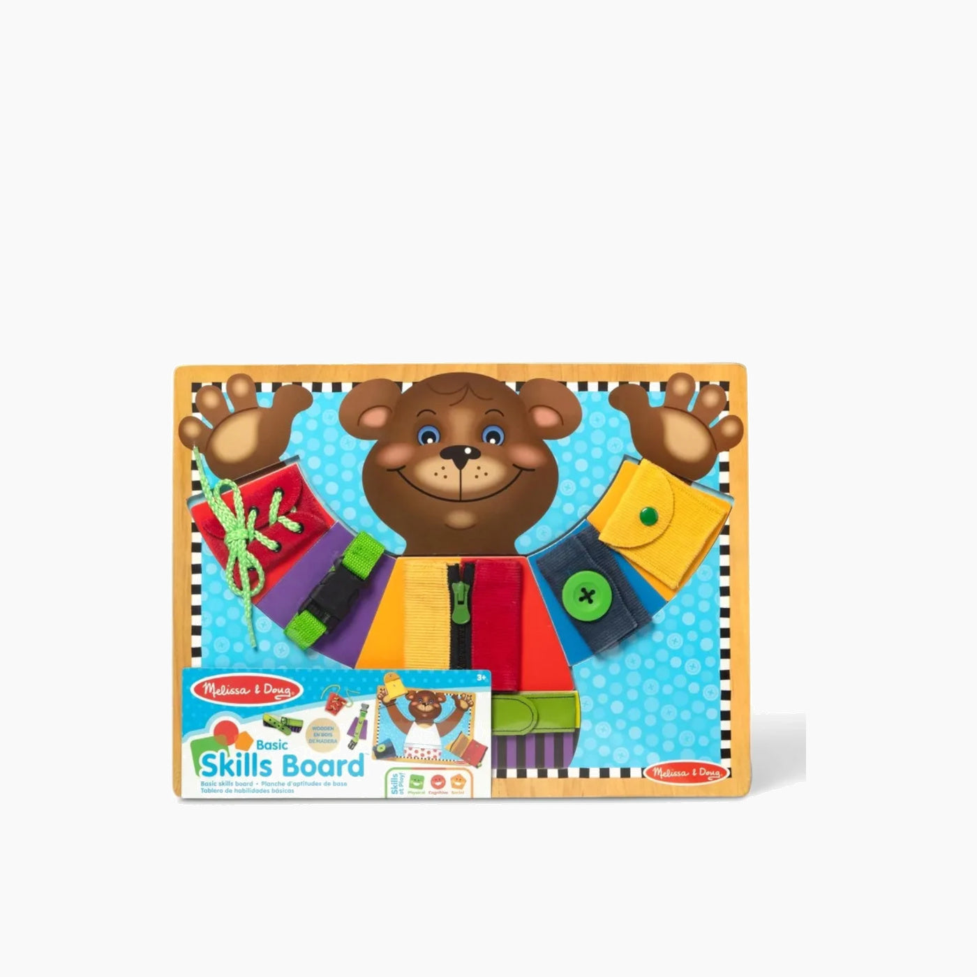 Melissa & Doug Basic Skills Board wooden educational toy