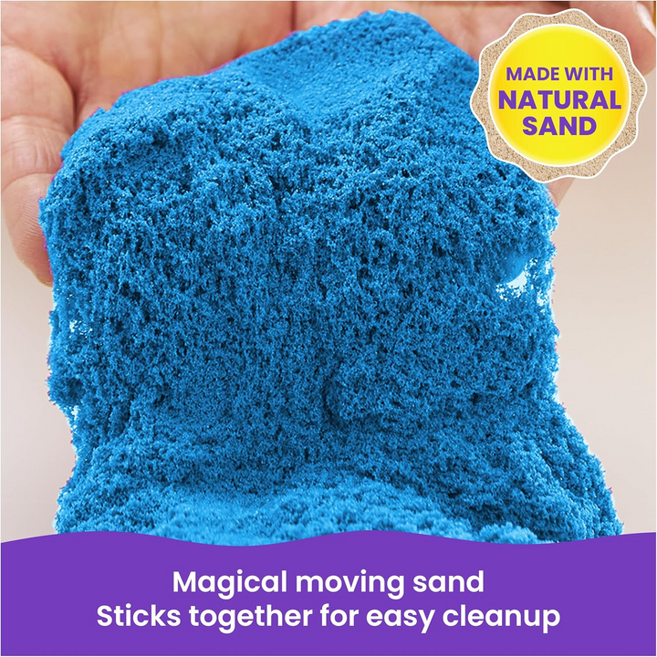 Kinetic Sand Variety Case Playset with moldable sand