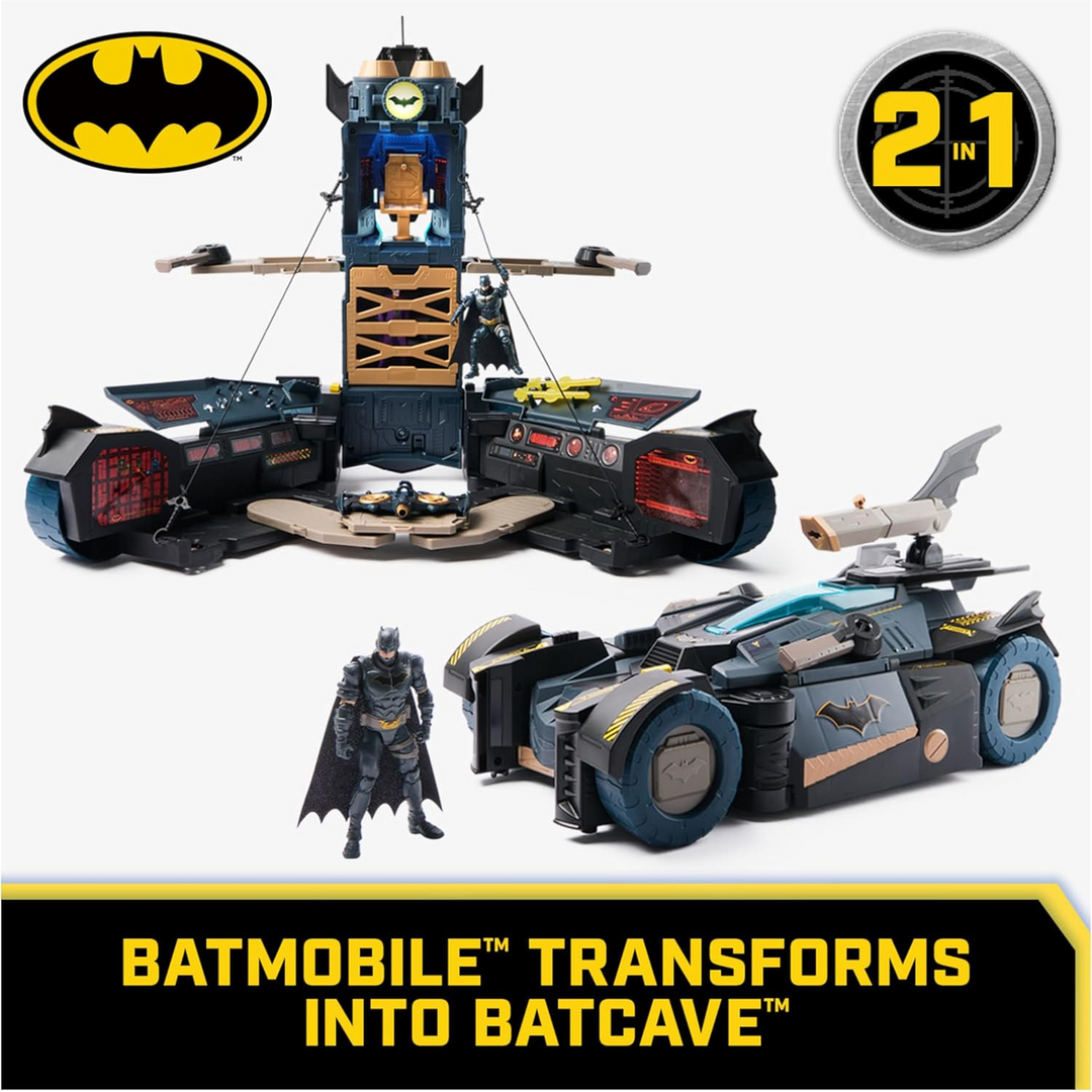 Spin Master DC Batman Batmobile Playset with action figure