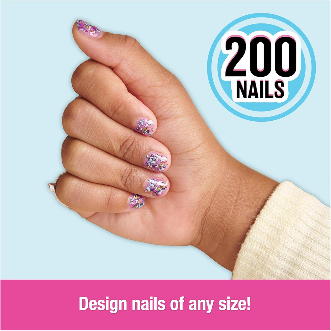 Spin Master Go Glam Studio nail kit with pink and purple applicators