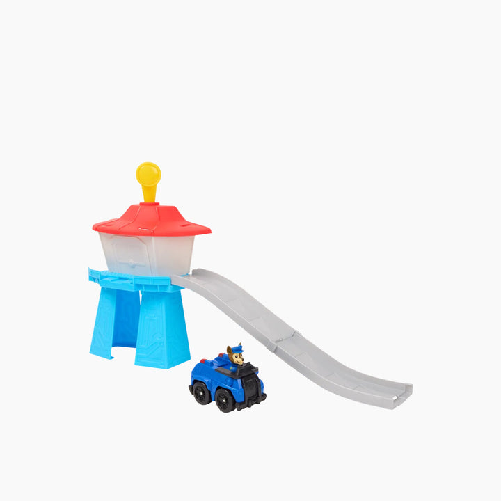 Spin Master Paw Patrol mini playset with character, vehicle, and slide