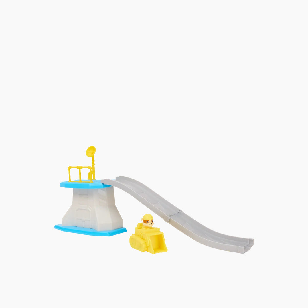 Spin Master Paw Patrol mini playset with character, vehicle, and slide