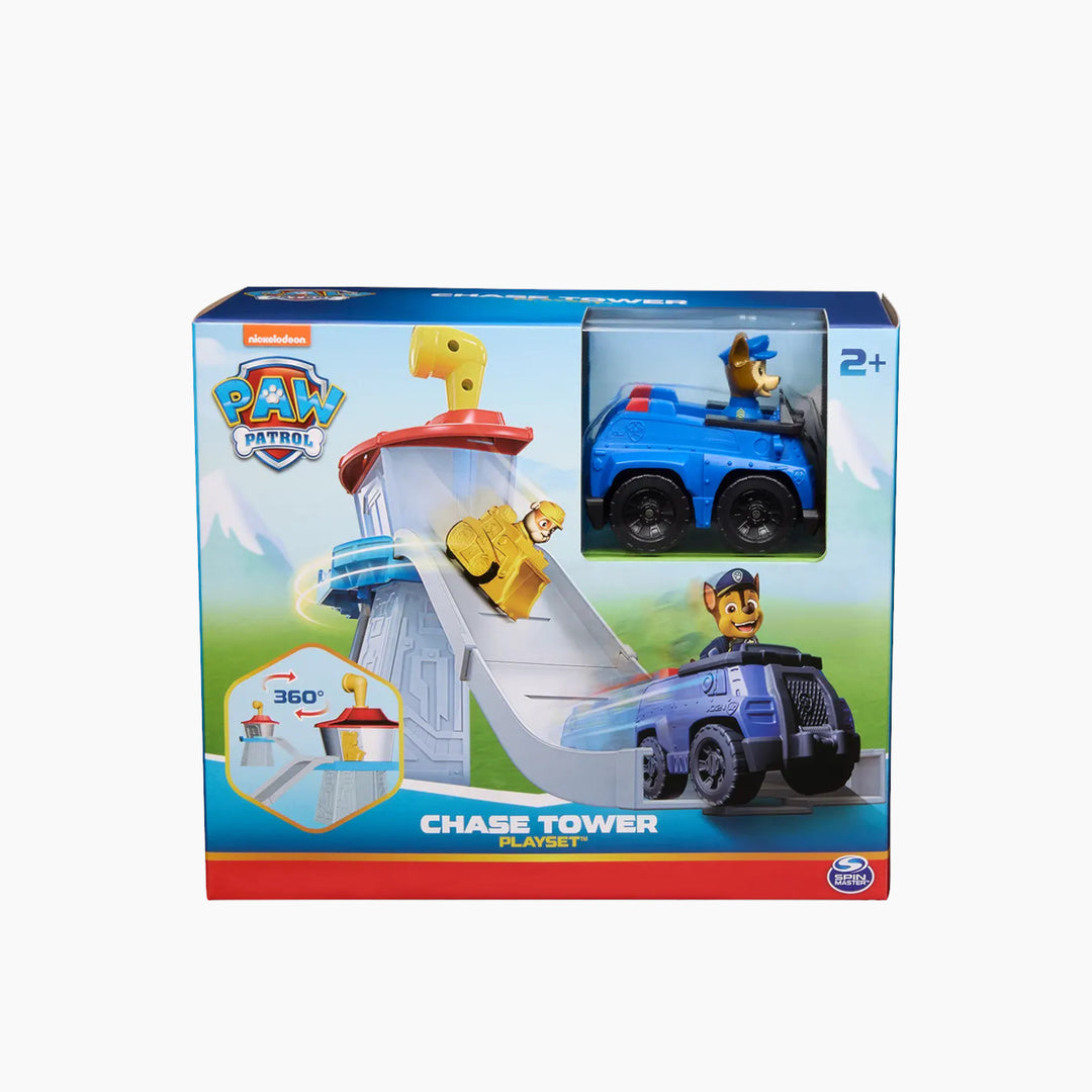 Spin Master Paw Patrol mini playset with character, vehicle, and slide