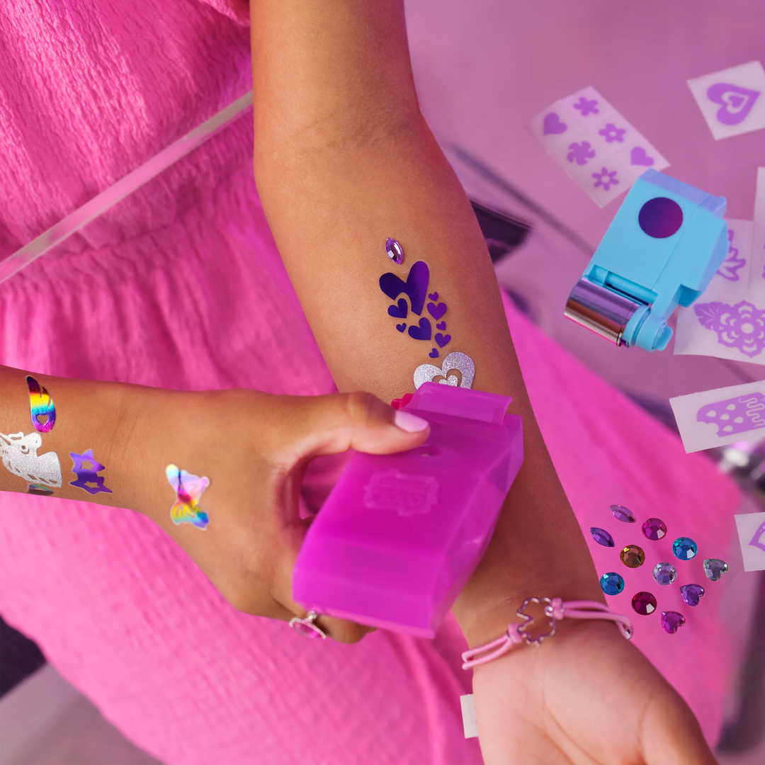 Spin Master Cool Maker Shimmer Me temporary tattoo kit with metallic foil