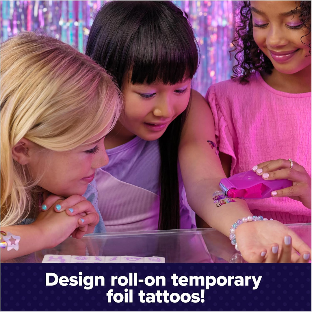 Spin Master Cool Maker Shimmer Me temporary tattoo kit with metallic foil