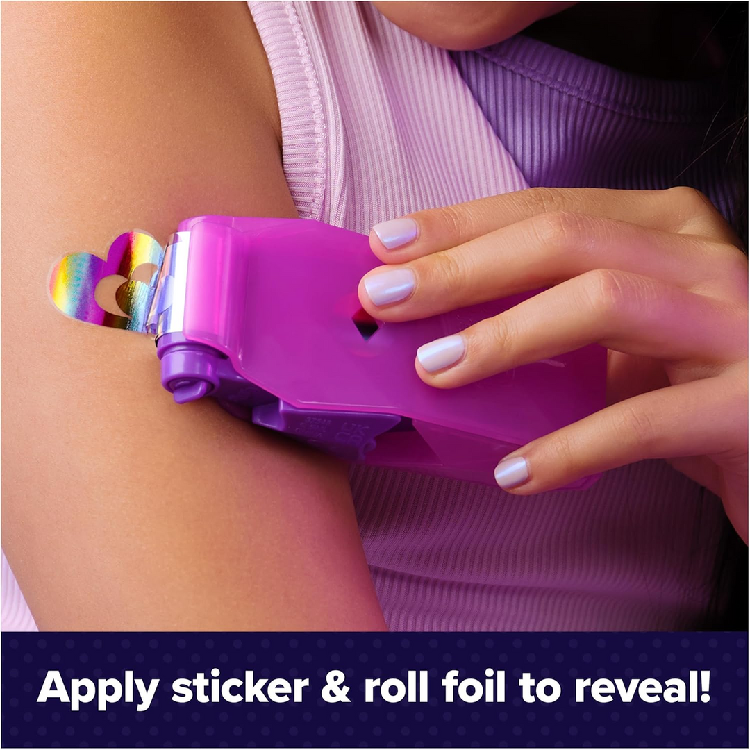 Spin Master Cool Maker Shimmer Me temporary tattoo kit with metallic foil