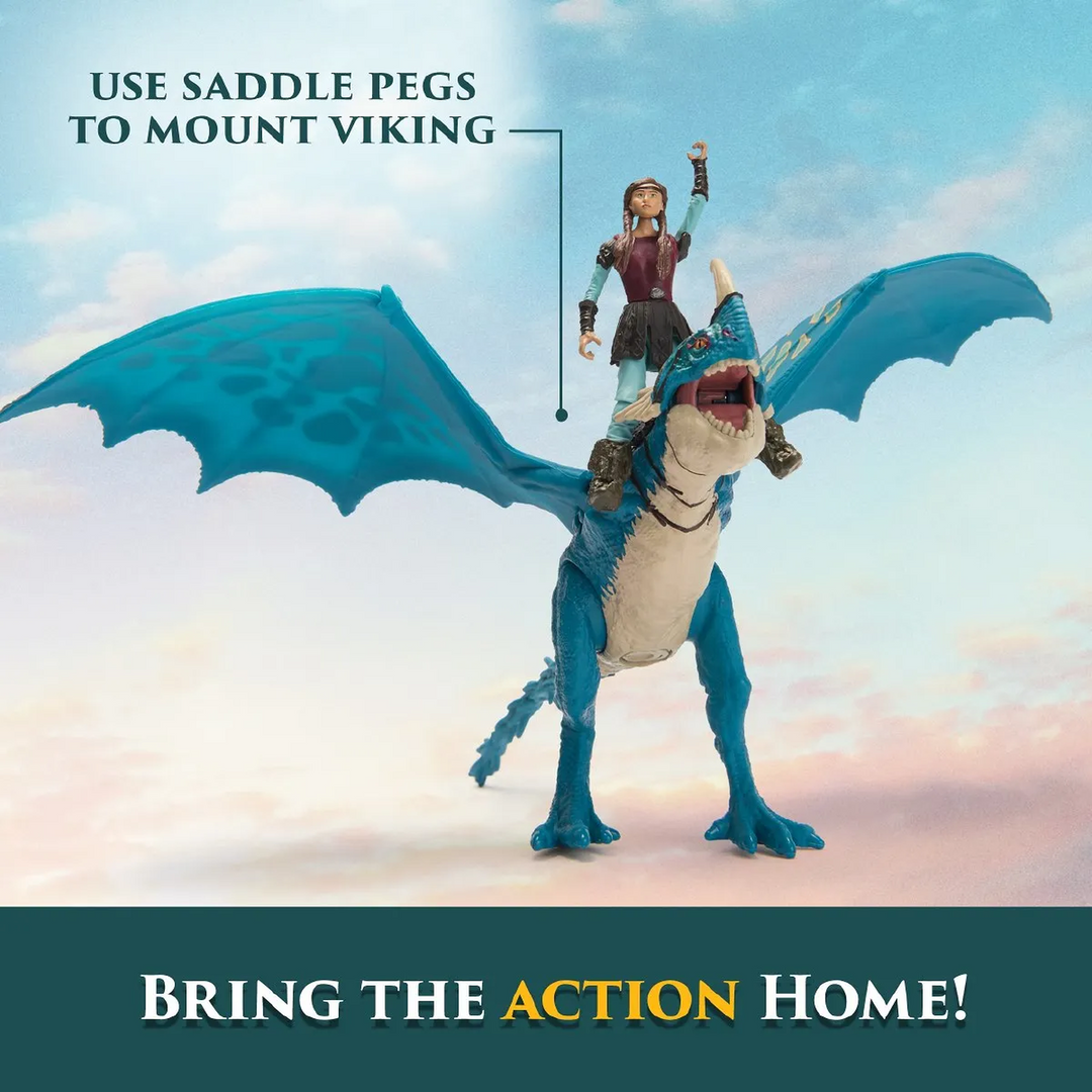 Deadly Nadder and Astrid Viking Duo action figures