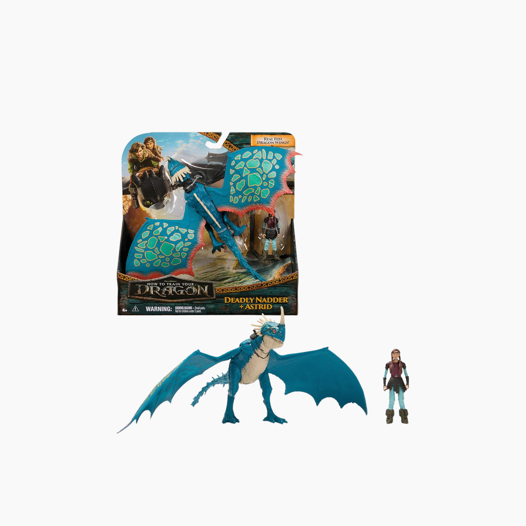 Deadly Nadder and Astrid Viking Duo action figures