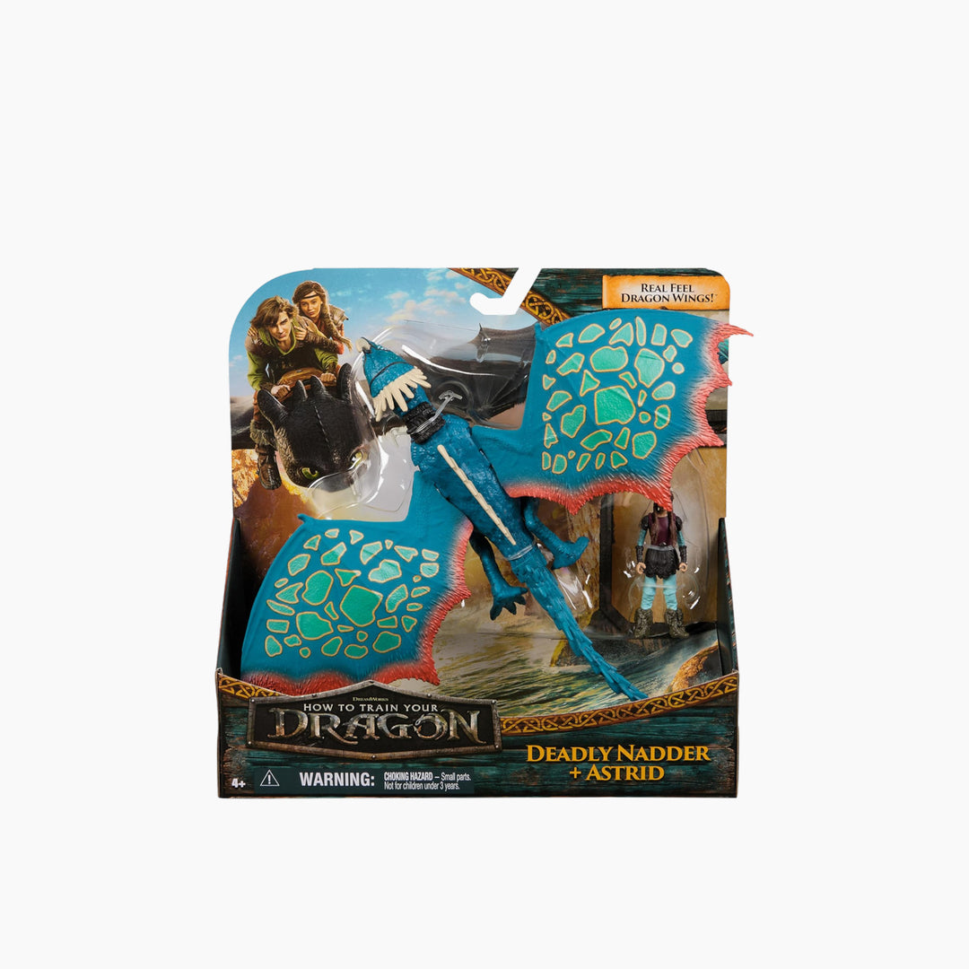 Deadly Nadder and Astrid Viking Duo action figures