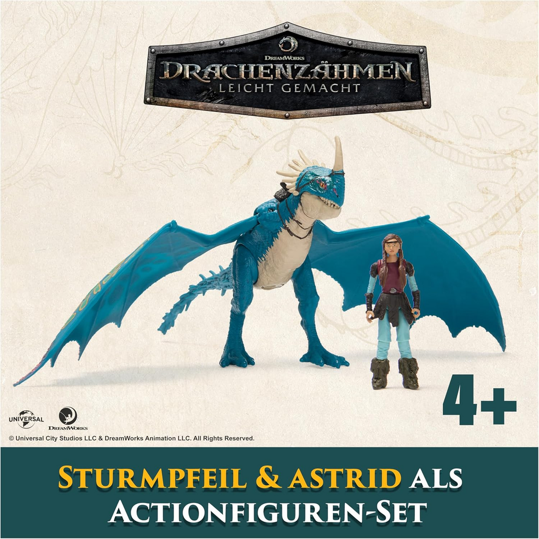 Deadly Nadder and Astrid Viking Duo action figures