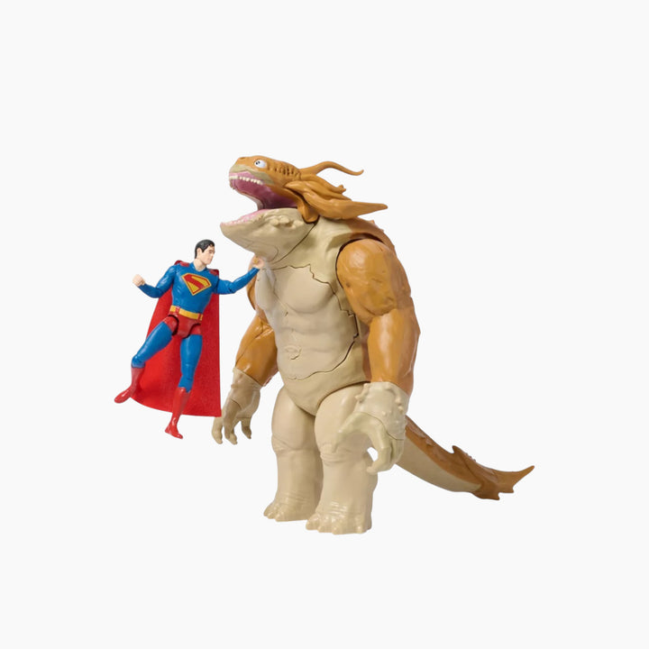 Spin Master Superman Kaiju Slime Battle action figure with 12-inch Kaiju monster and 6-inch Superman figure.