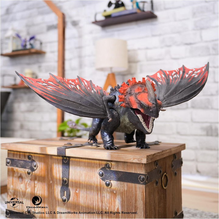 681147087514DreamworksDragons_HowToTrainYourDragon_TitanRedDeathwithSound_3_framed - HUNA
