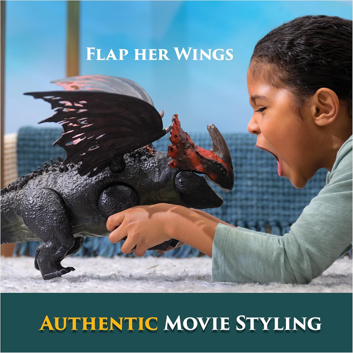 681147087514DreamworksDragons_HowToTrainYourDragon_TitanRedDeathwithSound_7_framed - HUNA