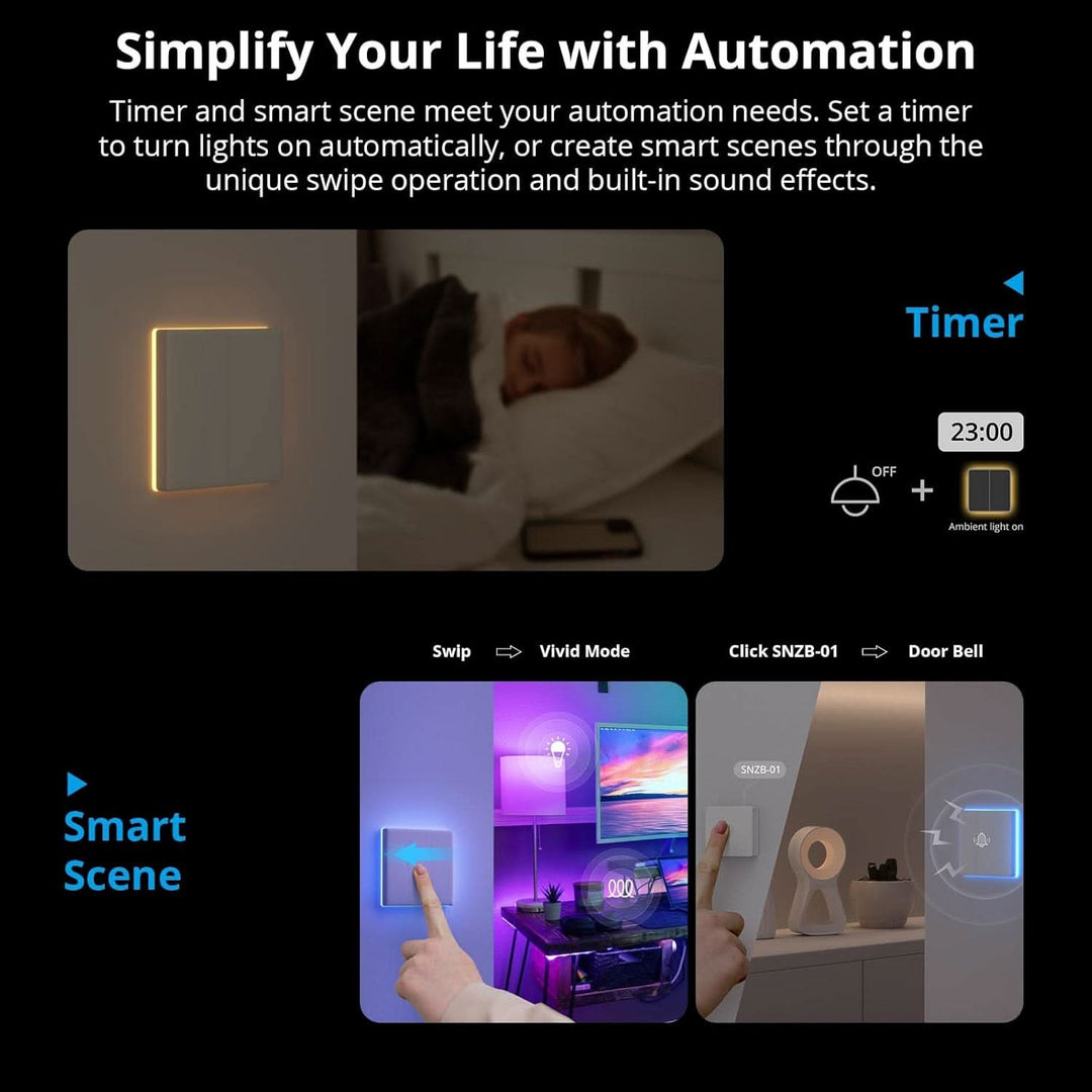 SONOFF Tx Ultimate Smart Touch Wall Switch - HUNA