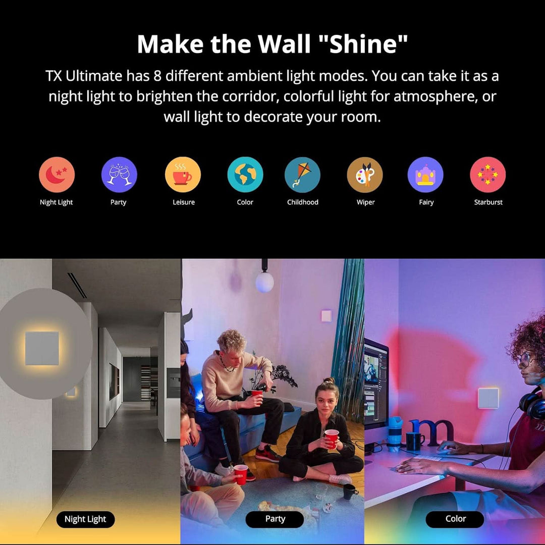 SONOFF Tx Ultimate Smart Touch Wall Switch - HUNA