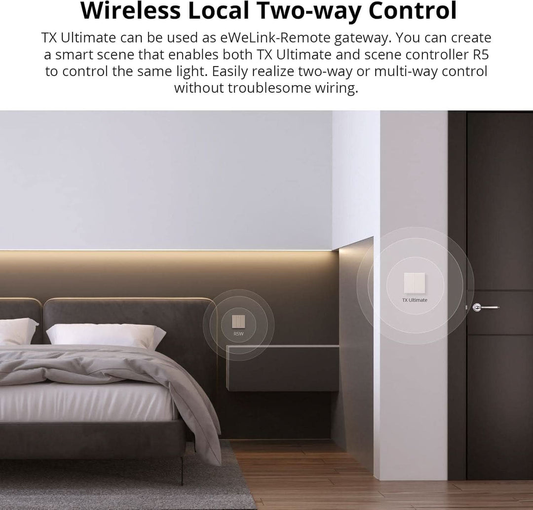 SONOFF Tx Ultimate Smart Touch Wall Switch - HUNA