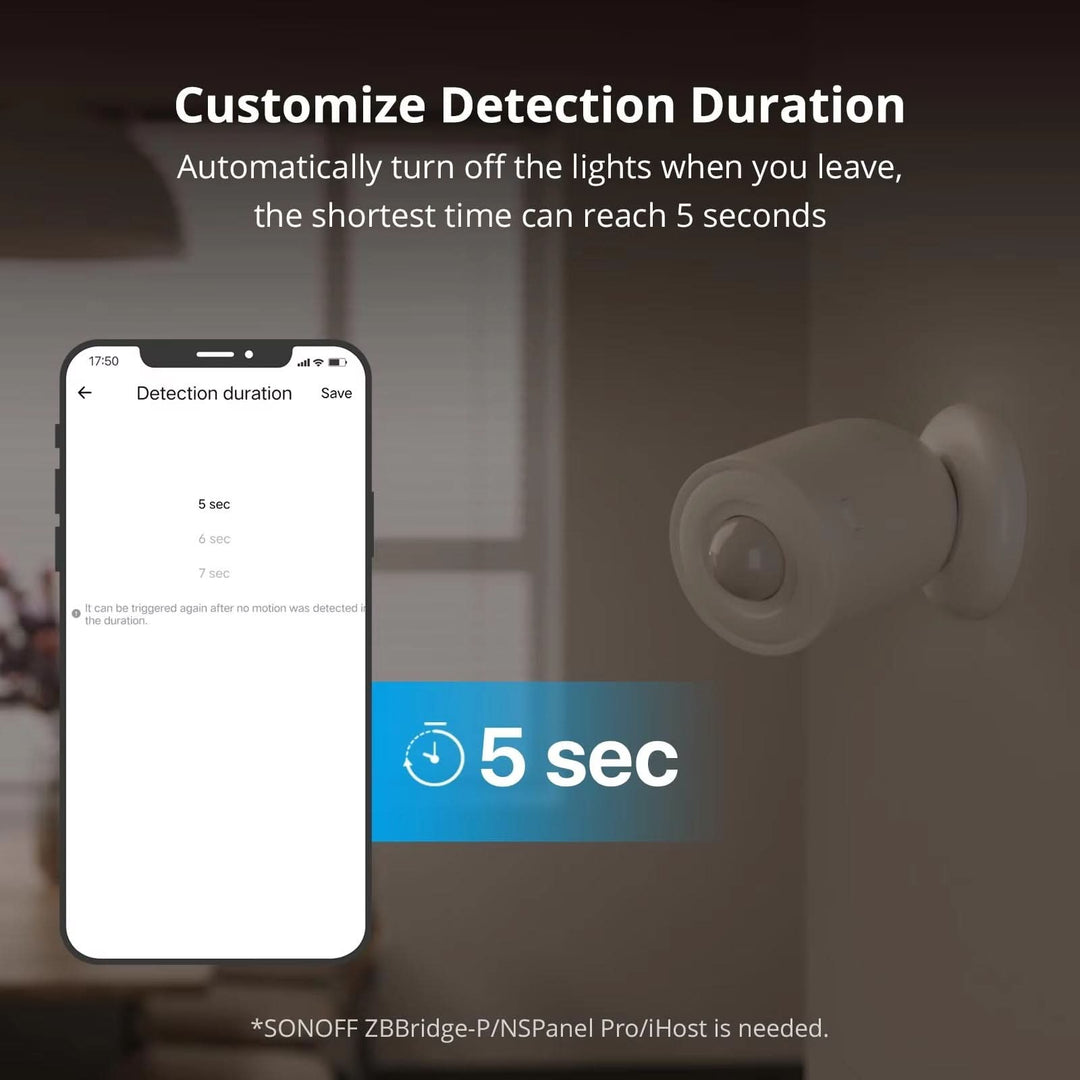 SONOFF Zigbee Motion Sensor - HUNA