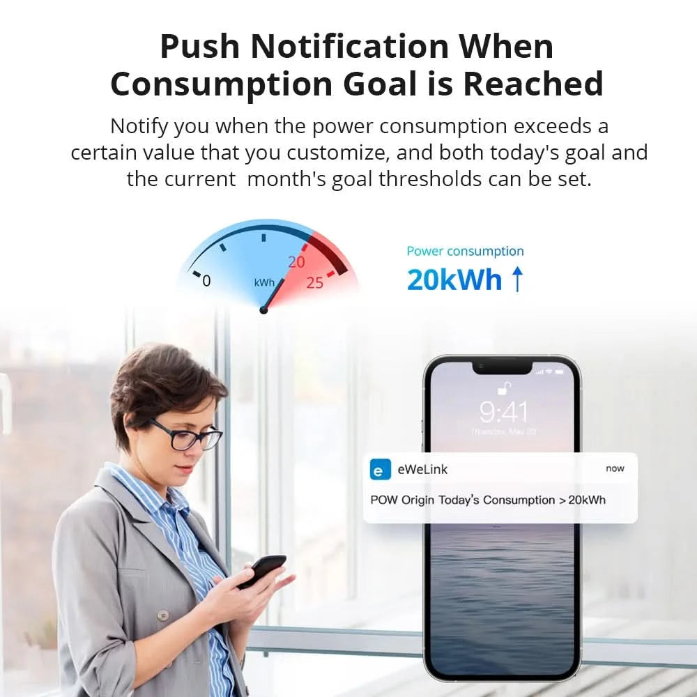 SONOFF Smart Power Meter Switch - HUNA