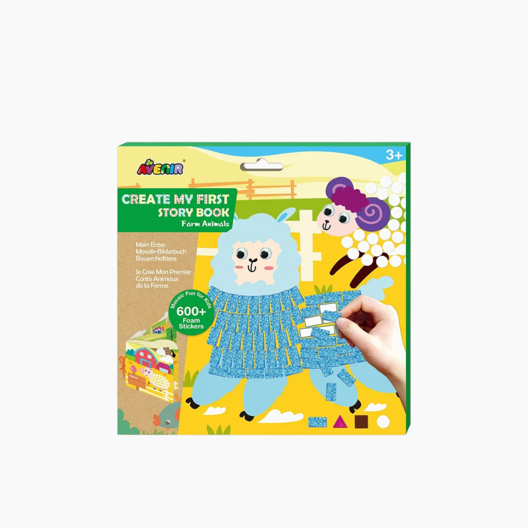 Avenir Create My First Story Book Farm Animals