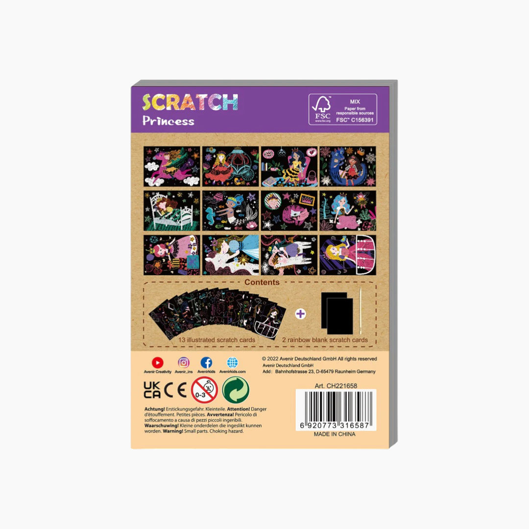 Avenir Mini Scratch Book - Princess